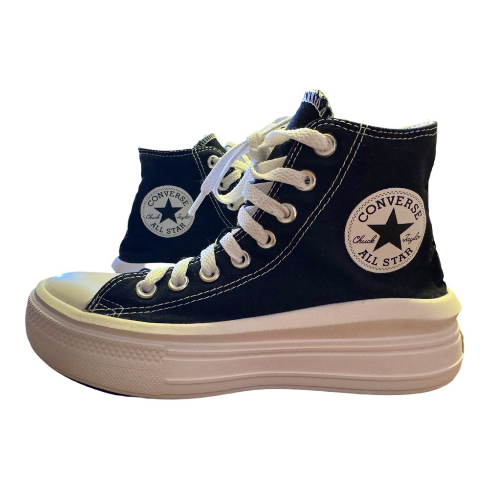 Converse Black and White High-Top Sneakers